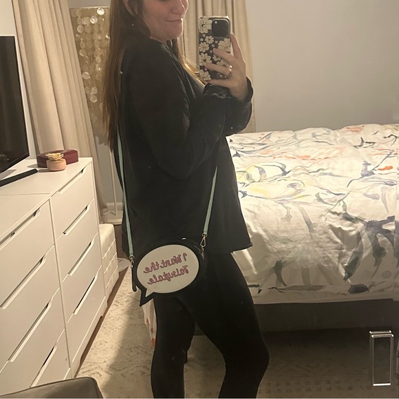 Sophia Webster I Want the Fairytale Speech Bubble Clutch with Strap - Picture 9 of 9